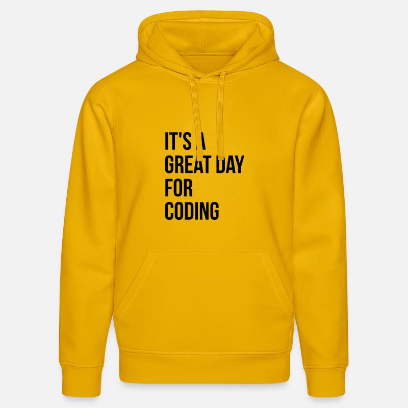 codage - Sweat à capuche bio DRUMMER Stanley/Stella Unisexe - jaune spectre