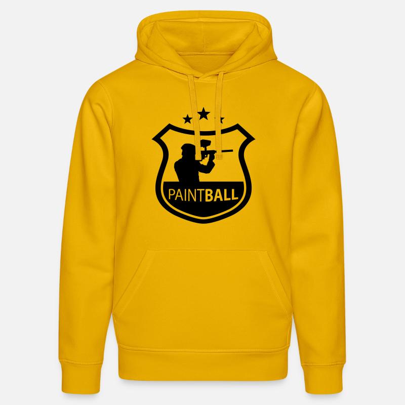 paintball - Sweat à capuche bio DRUMMER Stanley/Stella Unisexe - jaune spectre