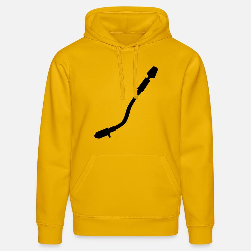 Turntable - Sweat à capuche bio DRUMMER Stanley/Stella Unisexe - jaune spectre