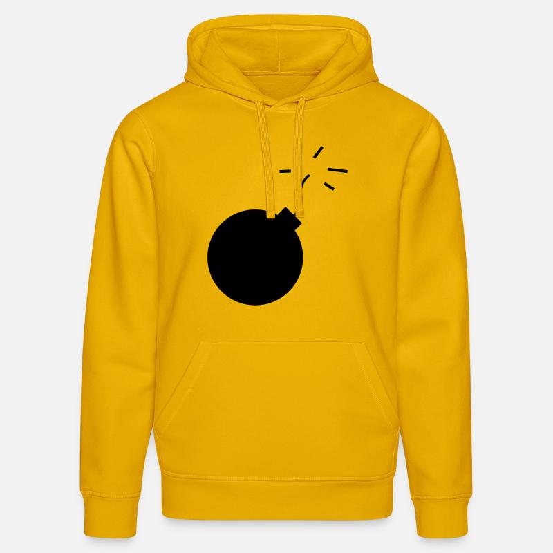 bombe - Stanley/Stella Unisex Bio-Hoodie DRUMMER - Spektralgelb