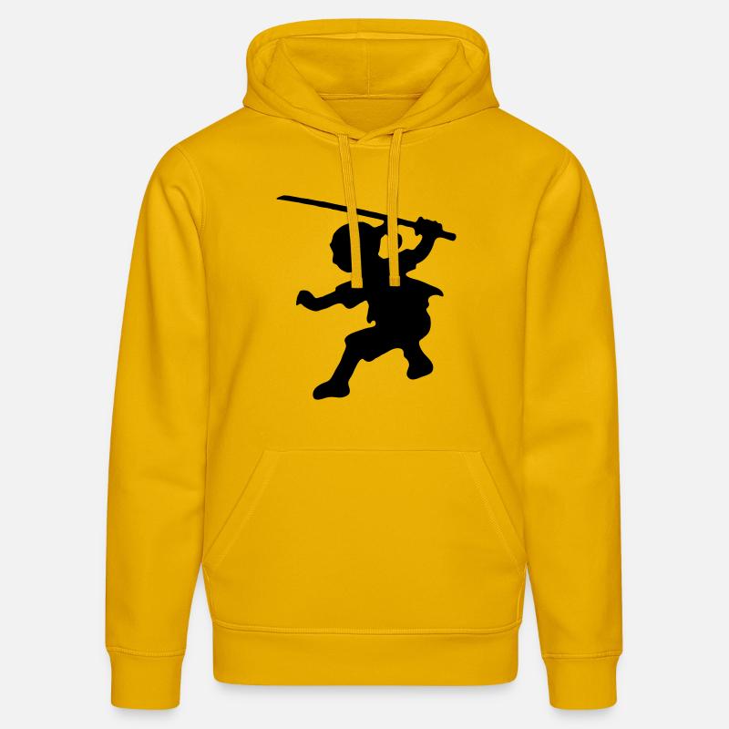 ninja - Sweat à capuche bio DRUMMER Stanley/Stella Unisexe - jaune spectre