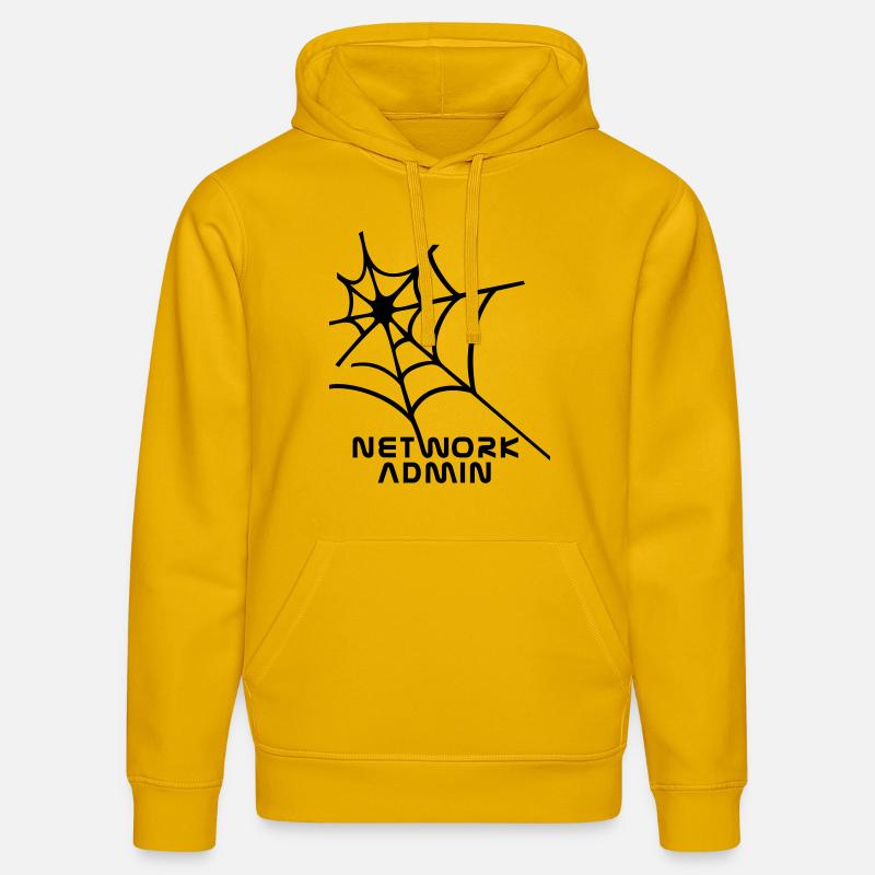 network admin - Stanley/Stella Unisex Bio-Hoodie DRUMMER  - Spektralgelb