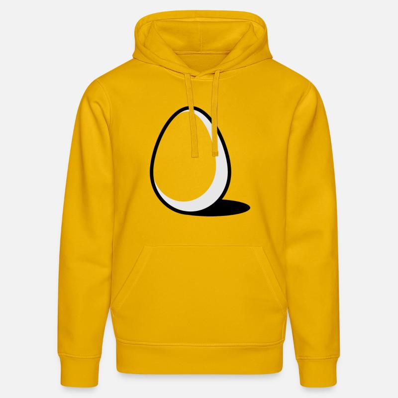 An Egg - Sweat à capuche bio DRUMMER Stanley/Stella Unisexe - jaune spectre
