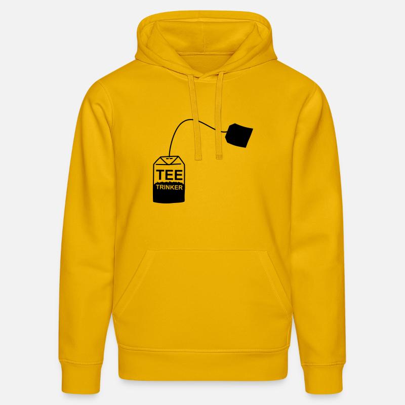 Tee_Kaffee_Earl_Grey_Teetrinker_Teesorten - Sweat à capuche bio DRUMMER Stanley/Stella Unisexe - jaune spectre