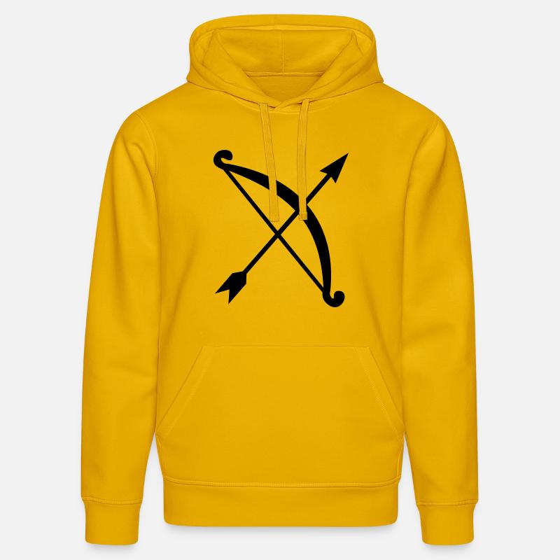 arc - flè - Sweat à capuche bio DRUMMER Stanley/Stella Unisexe - jaune spectre