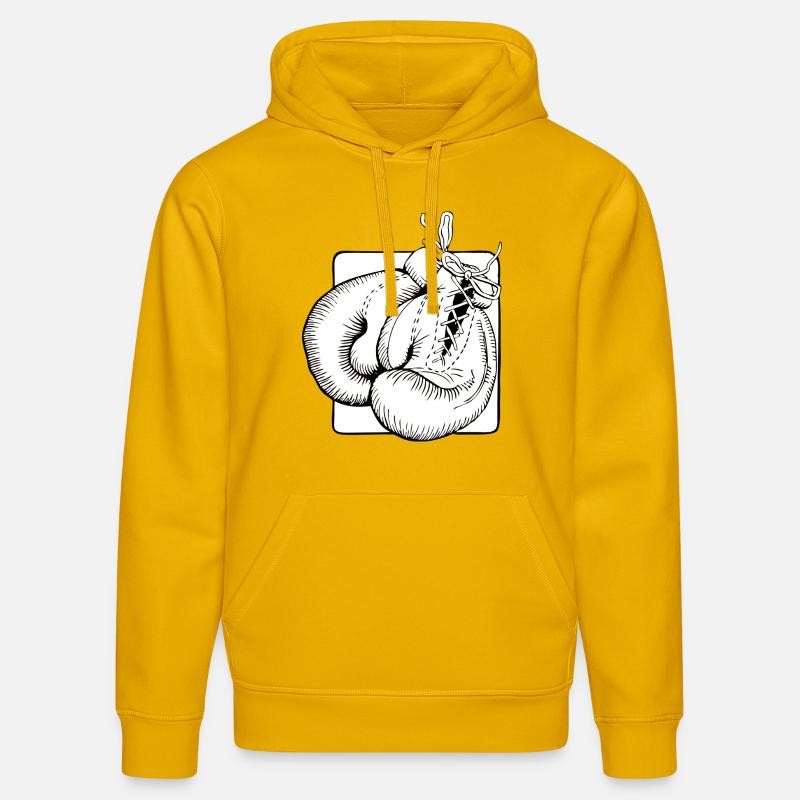 Gants de boxe - Sweat à capuche bio DRUMMER Stanley/Stella Unisexe - jaune spectre