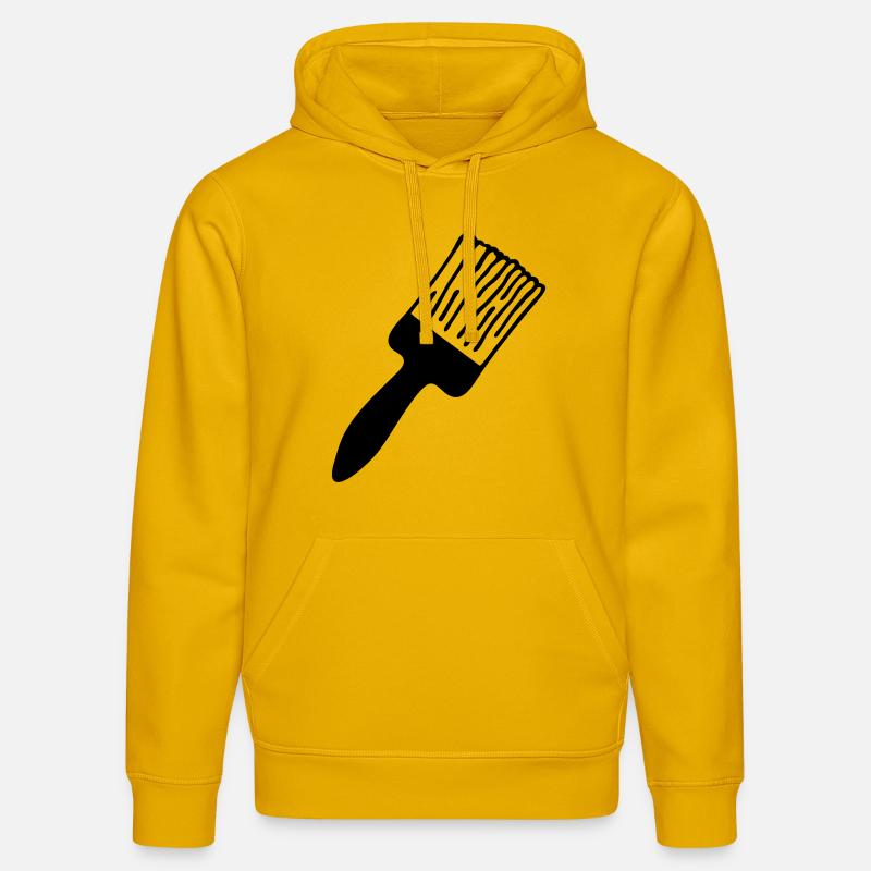 Pinsel - Sweat à capuche bio DRUMMER Stanley/Stella Unisexe - jaune spectre