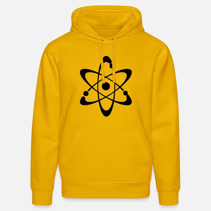 Atom - Sweat à capuche bio DRUMMER Stanley/Stella Unisexe - jaune spectre