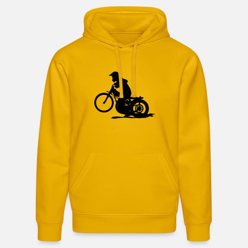Speedway - Sweat à capuche bio DRUMMER Stanley/Stella Unisexe - jaune spectre