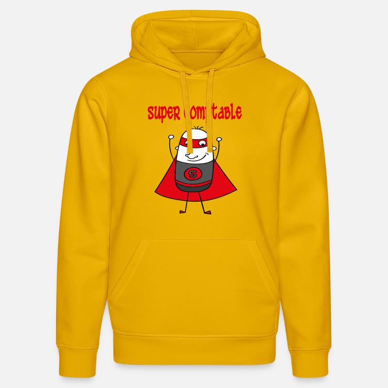 Super comptable - Sweat à capuche bio DRUMMER Stanley/Stella Unisexe - jaune spectre