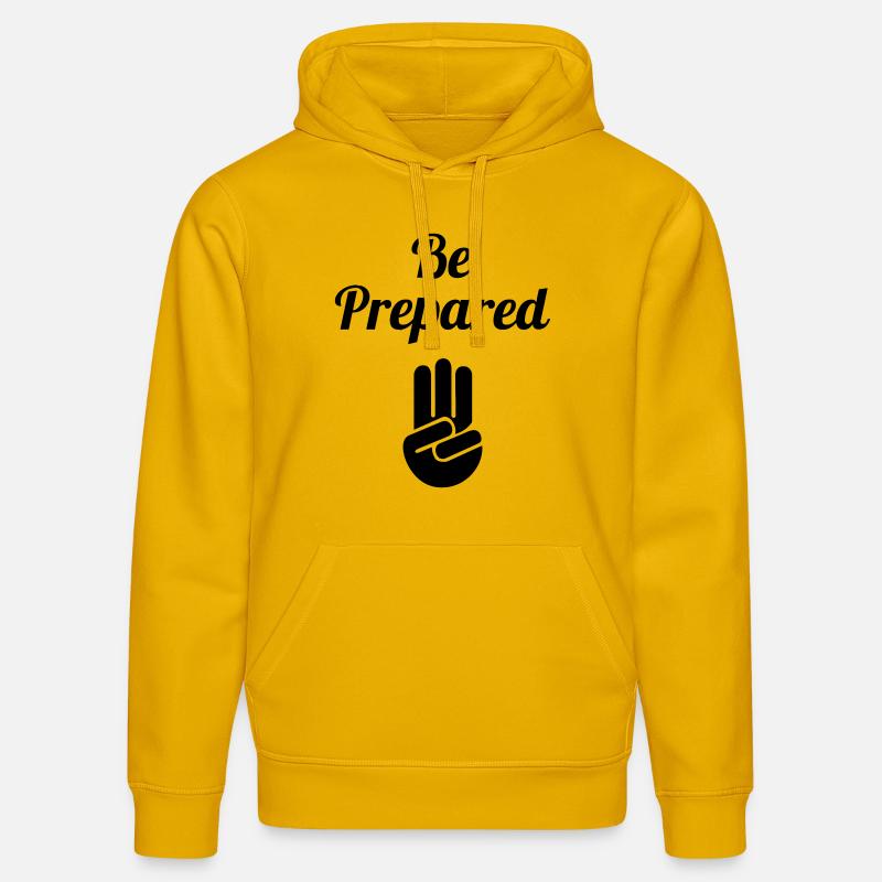 scout / scouting / scoutisme / guide - Sweat à capuche bio DRUMMER Stanley/Stella Unisexe - jaune spectre