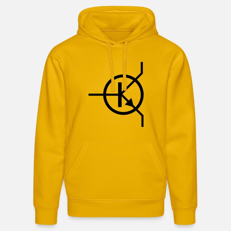 Transistor - Sweat à capuche bio DRUMMER Stanley/Stella Unisexe - jaune spectre