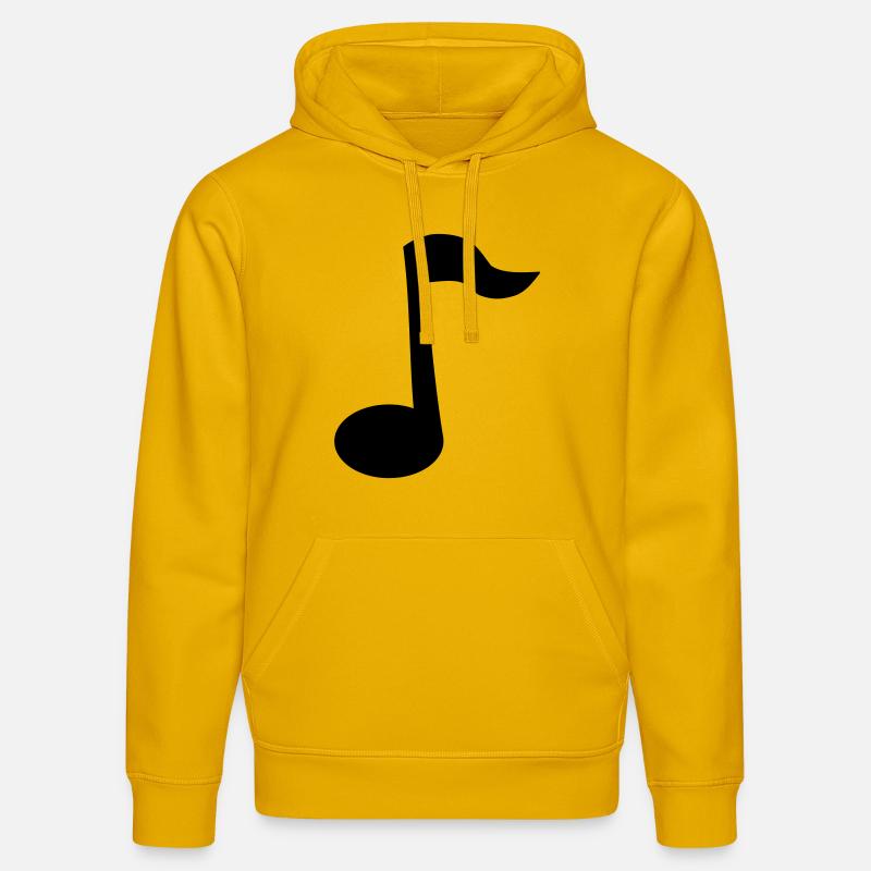 Note - Sweat à capuche bio DRUMMER Stanley/Stella Unisexe - jaune spectre