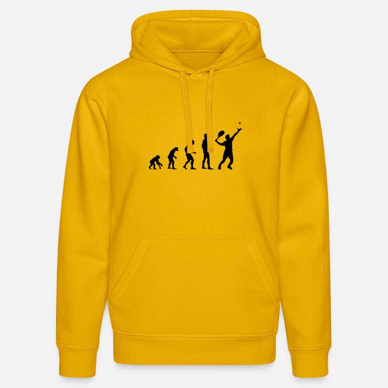 évolution de Tennis - Sweat à capuche bio DRUMMER Stanley/Stella Unisexe - jaune spectre