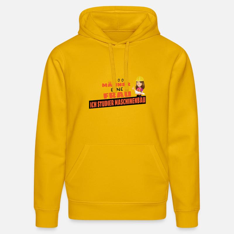 Student Studieren Studium Prokrastination Geschenk - Stanley/Stella Unisex Bio-Hoodie DRUMMER  - Spektralgelb