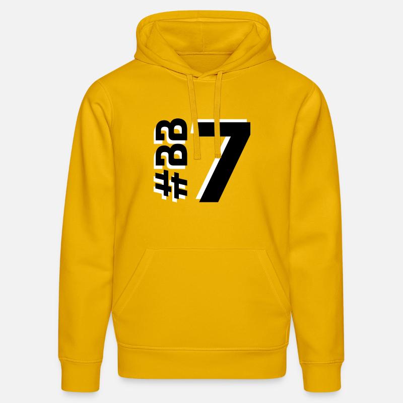 BB7 - Sweat à capuche bio DRUMMER Stanley/Stella Unisexe - jaune spectre