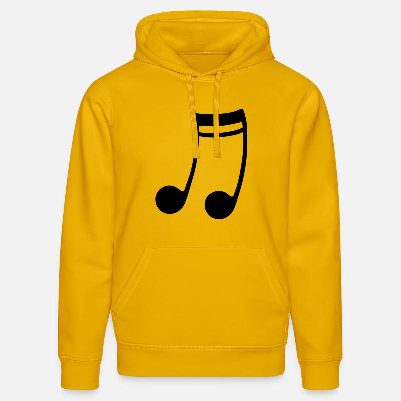 Note - Sweat à capuche bio DRUMMER Stanley/Stella Unisexe - jaune spectre