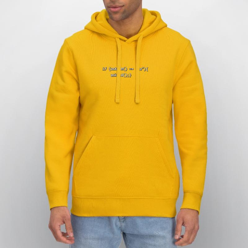 Si IF mère père nerd programmeur de code source Sweat à capuche bio DRUMMER Stanley/Stella Unisexe