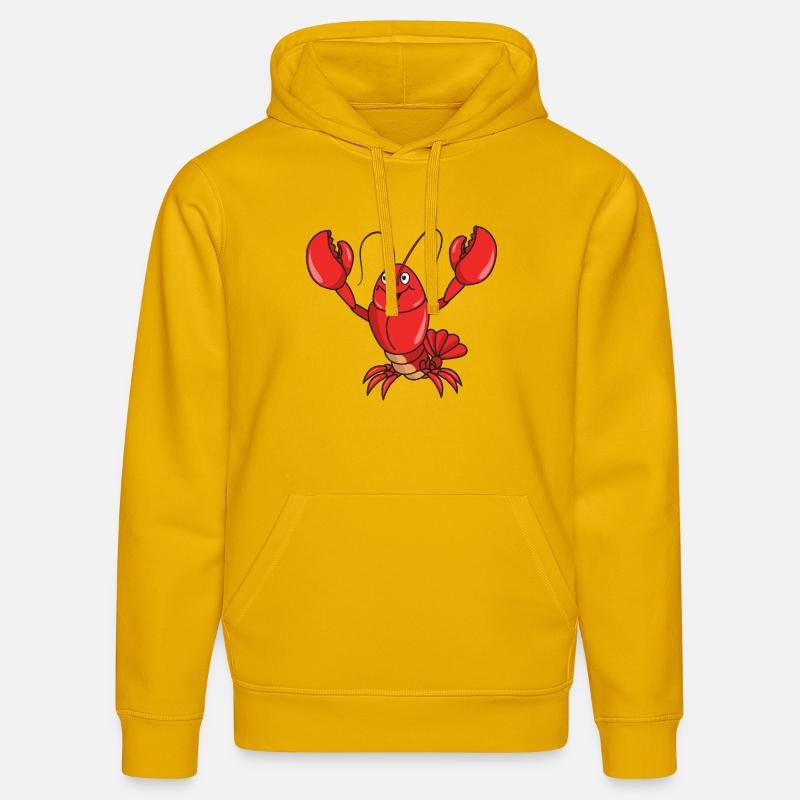 homard - Sweat à capuche bio DRUMMER Stanley/Stella Unisexe - jaune spectre