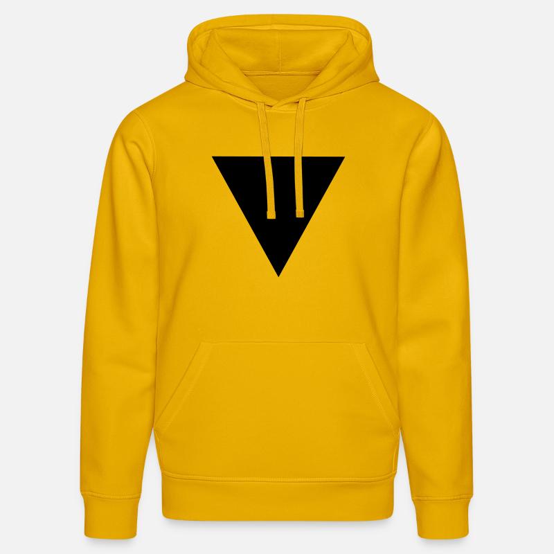 Triangle - Sweat à capuche bio DRUMMER Stanley/Stella Unisexe - jaune spectre