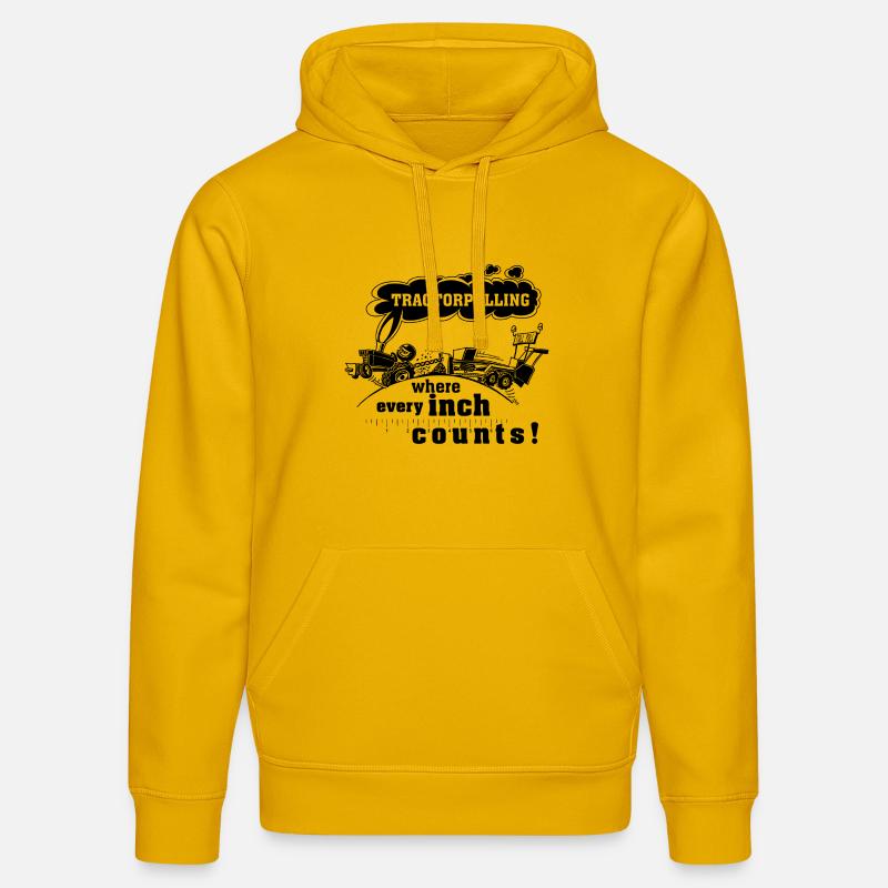 TP où chaque centimètre compte - Sweat à capuche bio DRUMMER Stanley/Stella Unisexe - jaune spectre