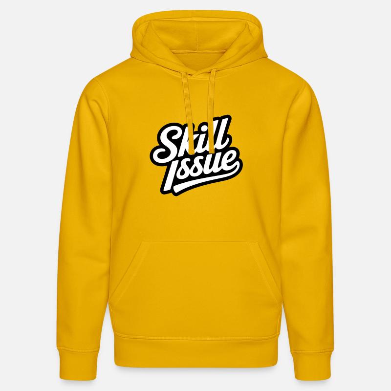 Skill-Problem - Lustige Gen Alpha Memes - Stanley/Stella Unisex Bio-Hoodie DRUMMER  - Spektralgelb