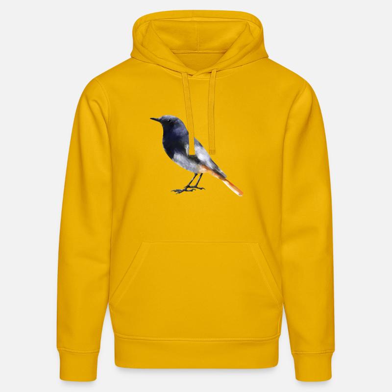 Redstart - Sweat à capuche bio DRUMMER Stanley/Stella Unisexe - jaune spectre