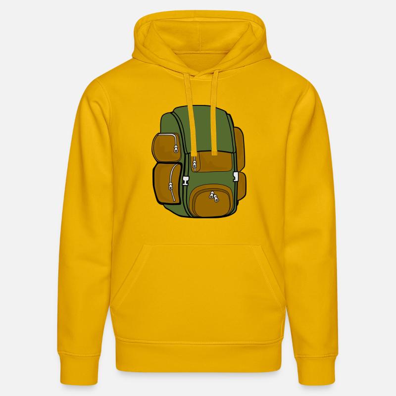 sac à dos - Sweat à capuche bio DRUMMER Stanley/Stella Unisexe - jaune spectre