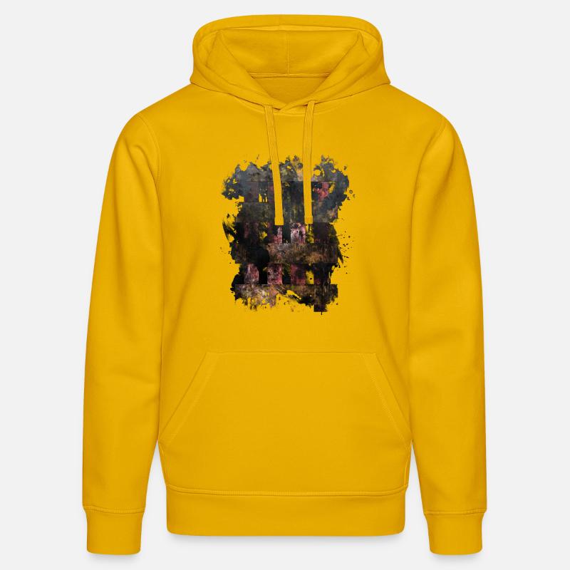 eX Graphic 2 - Sweat à capuche bio DRUMMER Stanley/Stella Unisexe - jaune spectre