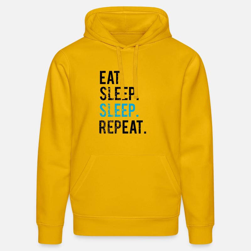MANGER DORMIR - RÉPÉTER - Sweat à capuche bio DRUMMER Stanley/Stella Unisexe - jaune spectre