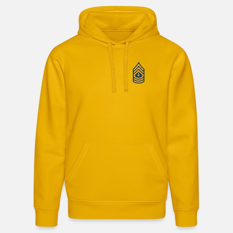 Sergent sergent de l’armée - Sweat à capuche bio DRUMMER Stanley/Stella Unisexe - jaune spectre