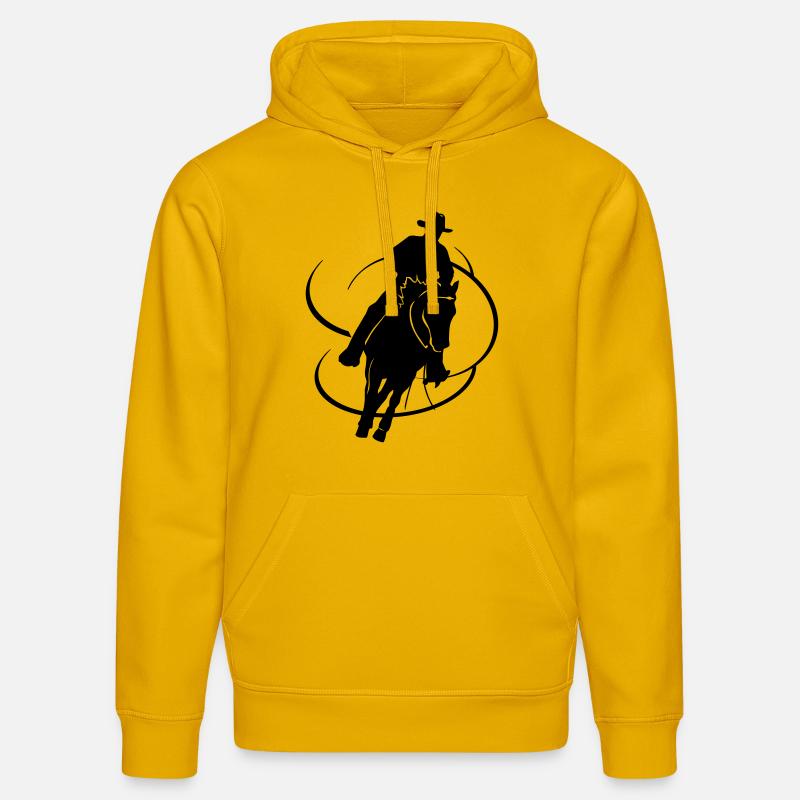 Westernriding - Sweat à capuche bio DRUMMER Stanley/Stella Unisexe - jaune spectre