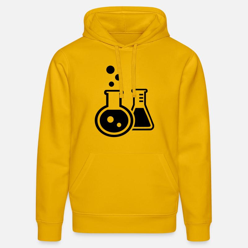 Eprouvette - Sweat à capuche bio DRUMMER Stanley/Stella Unisexe - jaune spectre
