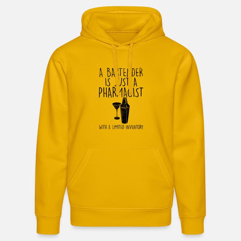 Bartender - Stanley/Stella DRUMMER Unisex Organic Hoodie - spectra yellow
