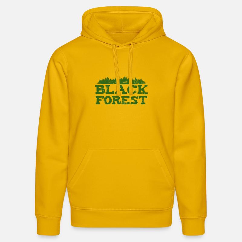 Conception de la Forêt-Noire - Sweat à capuche bio DRUMMER Stanley/Stella Unisexe - jaune spectre