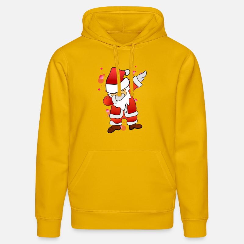Dabbing Nikolaus - Stanley/Stella Unisex Bio-Hoodie DRUMMER  - Spektralgelb