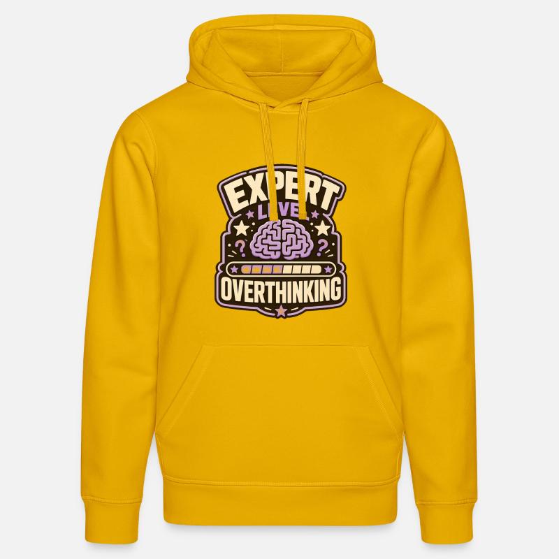 Sur-réflexion au niveau expert - Sweat à capuche bio DRUMMER Stanley/Stella Unisexe - jaune spectre