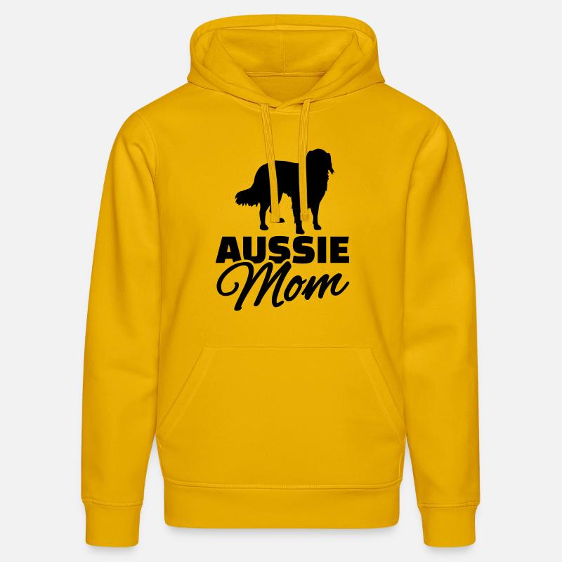 Aussie Mom - Sweat à capuche bio DRUMMER Stanley/Stella Unisexe - jaune spectre