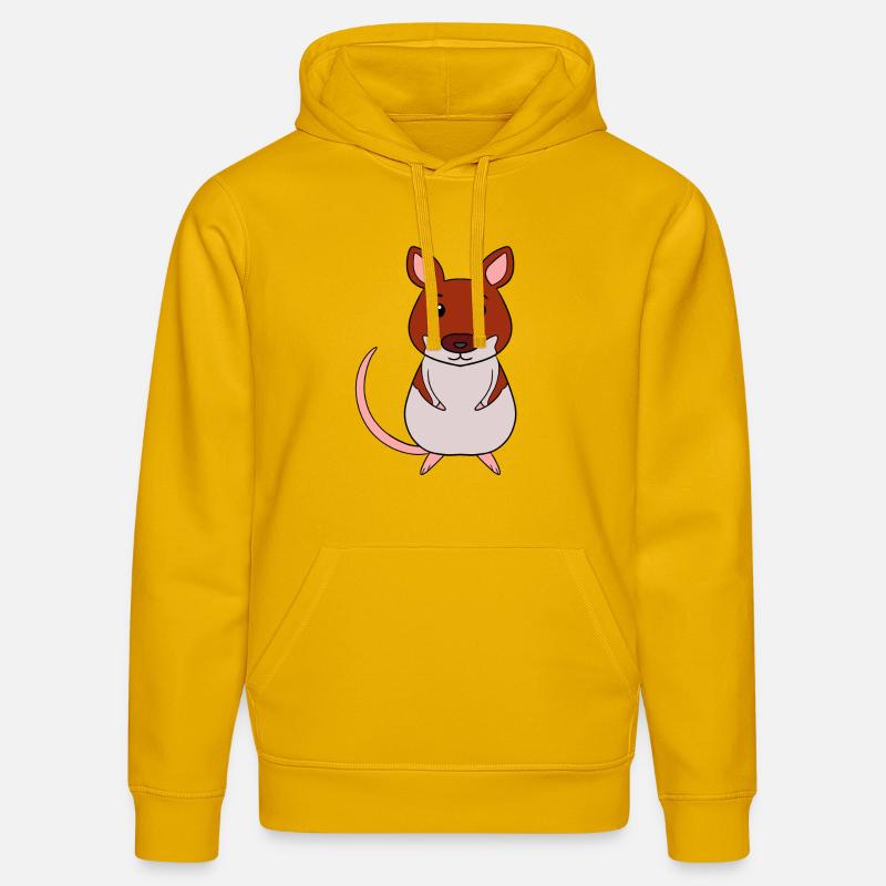 Forest Mouse Mouse - Sweat à capuche bio DRUMMER Stanley/Stella Unisexe - jaune spectre