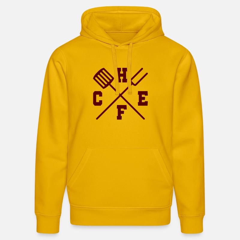 Cuisinier / chef: Chef - Sweat à capuche bio DRUMMER Stanley/Stella Unisexe - jaune spectre