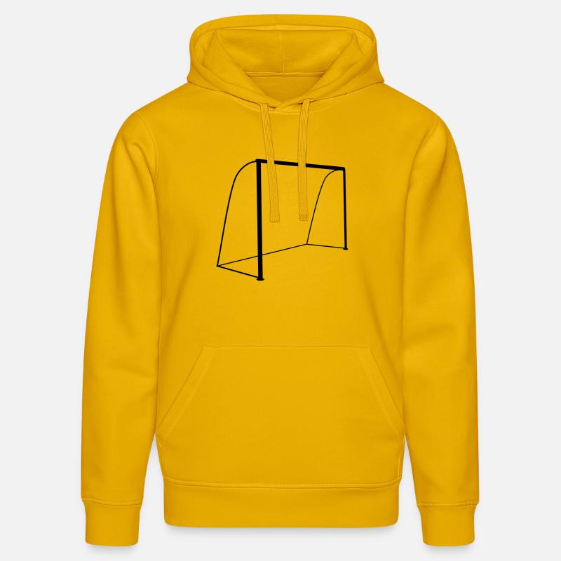 l'objectif - Sweat à capuche bio DRUMMER Stanley/Stella Unisexe - jaune spectre