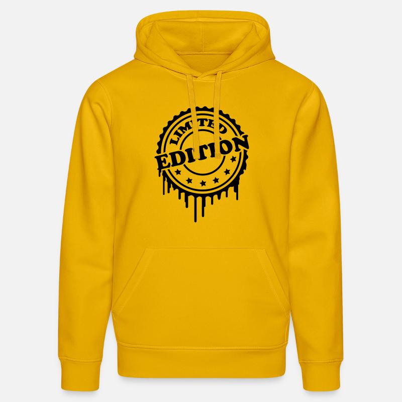 Limited Edition Graffiti - Sweat à capuche bio DRUMMER Stanley/Stella Unisexe - jaune spectre