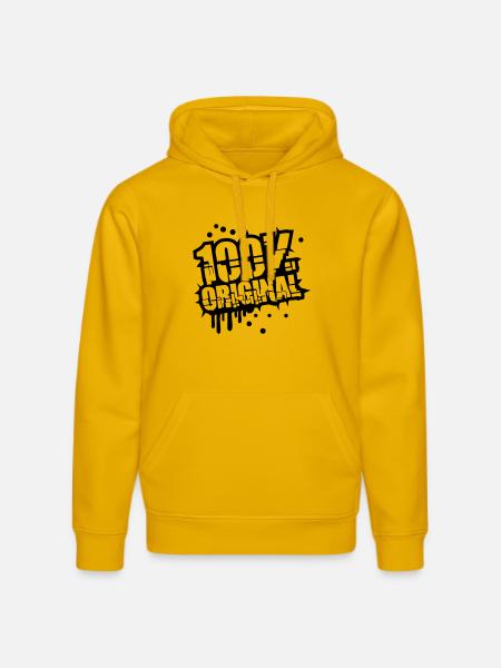 Stamp graffiti 100% original - Stanley/Stella DRUMMER Unisex Organic Hoodie - spectra yellow