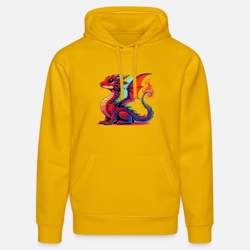 Dragon - Sweat à capuche bio DRUMMER Stanley/Stella Unisexe - jaune spectre