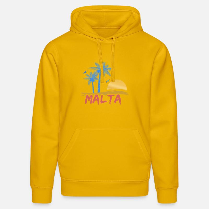Malte - Sweat à capuche bio DRUMMER Stanley/Stella Unisexe - jaune spectre