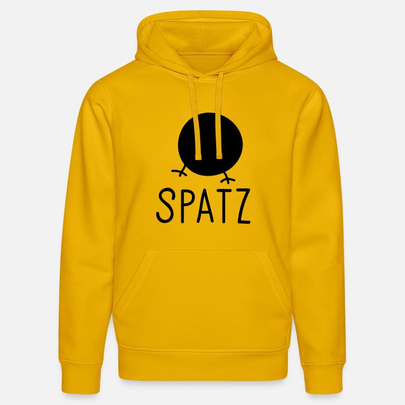 Spatz - Stanley/Stella Unisex Bio-Hoodie DRUMMER  - Spektralgelb