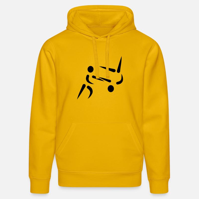 Aikido - Sweat à capuche bio DRUMMER Stanley/Stella Unisexe - jaune spectre