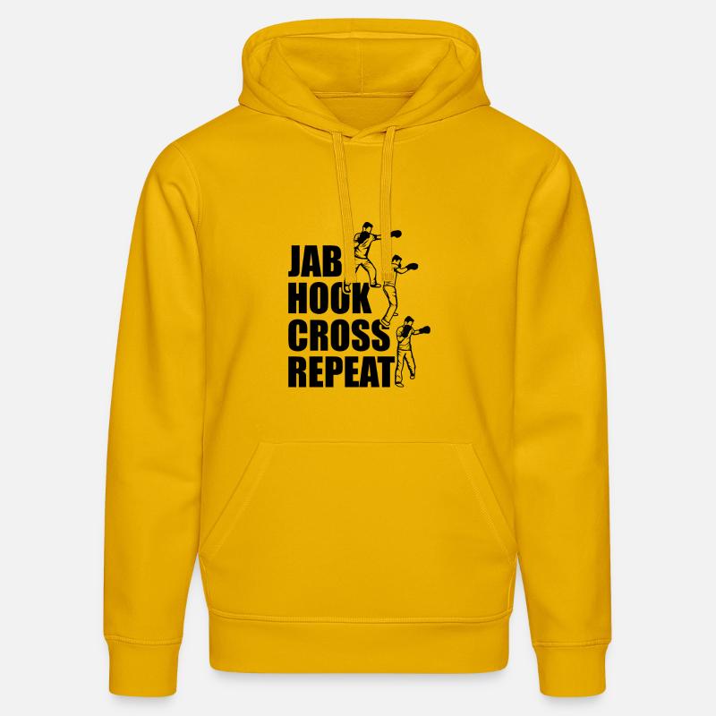 Techniques de boxe - Sweat à capuche bio DRUMMER Stanley/Stella Unisexe - jaune spectre