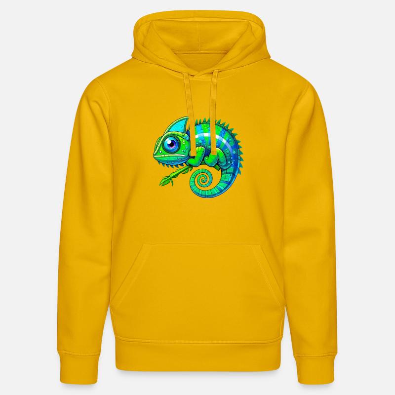 Caméléon - Sweat à capuche bio DRUMMER Stanley/Stella Unisexe - jaune spectre