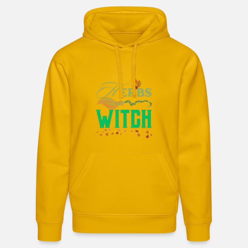 Herbs Witch Wild Witchy & Herbal Design - Stanley/Stella Unisex Bio-Hoodie DRUMMER  - Spektralgelb